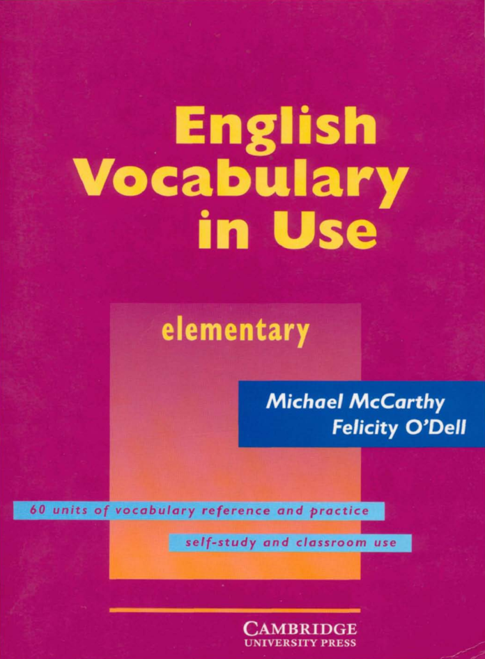 English Vocabulary in use