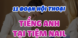 hội thoại tiếng anh ngành nails