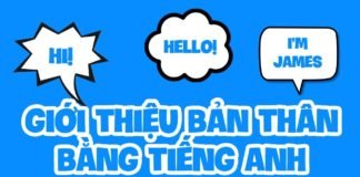 giới thiệu bản thân bằng tiếng anh