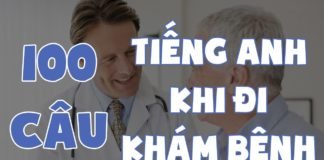 tiếng anh khi đi khám bệnh tại bệnh viện